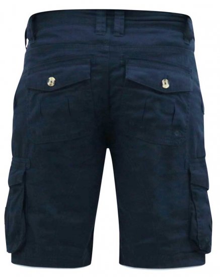D555 RODNEY Cotton Cargo Shorts Navy - Pantalones cortos - Pantalones cortos W40-W60