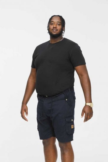 D555 RODNEY Cotton Cargo Shorts Navy - Pantalones cortos - Pantalones cortos W40-W60