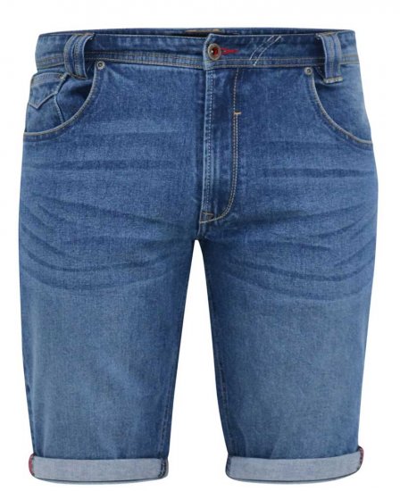 D555 JONES Stretch Denim Shorts Blue Stonewash - Pantalones cortos - Pantalones cortos W40-W60