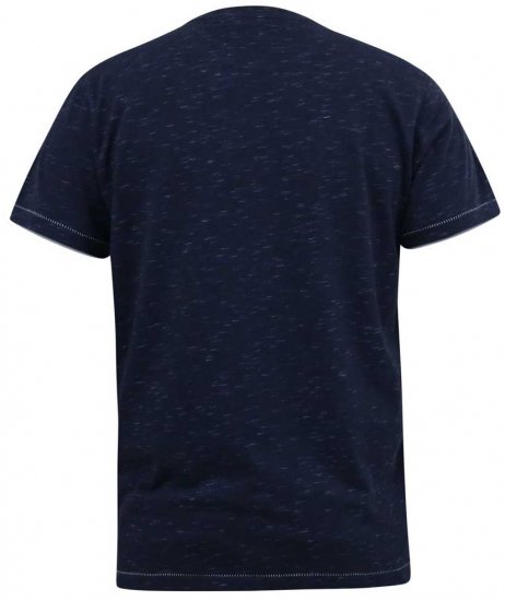 D555 DENNIS Official AC/DC Printed Crew Neck T-Shirt Navy Reno - Camisetas - Camisetas - 2XL-14XL