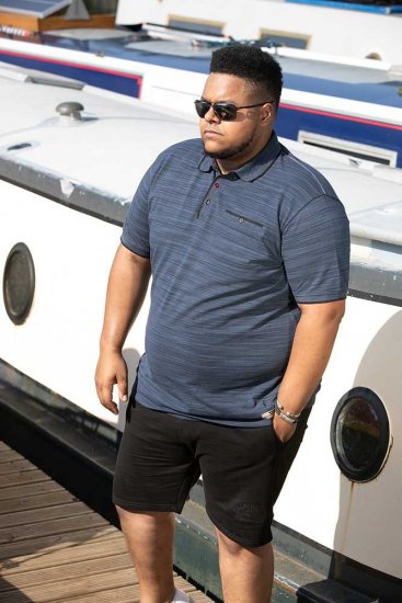 D555 FOXLEY Pique Reno Polo Navy - Polos - Polos 2XL-8XL