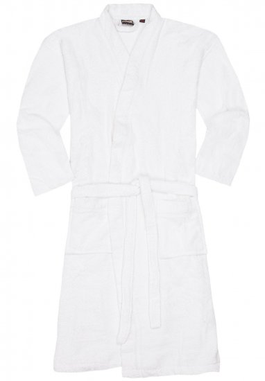 Adamo Joey Bathrobe White - Ropa interior - Ropa interior 2XL-8XL
