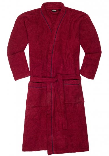 Adamo Joey Bathrobe Burgundy - Ropa interior - Ropa interior 2XL-8XL