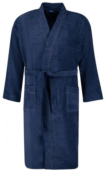 Adamo 149014 Albornoz de terciopelo Azul marino - Ropa interior - Ropa interior 2XL-8XL