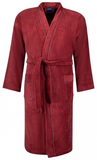 Adamo 149014 Albornoz de terciopelo Burdeos - Ropa interior - Ropa interior 2XL-8XL