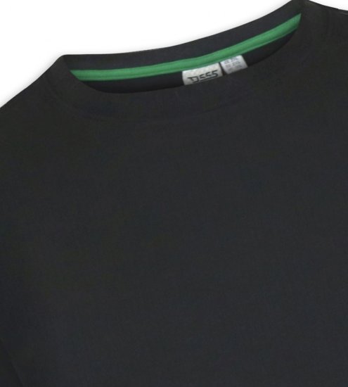 D555 Motherwell Thermal Short Sleeve T-Shirt Black - Ropa interior - Ropa interior 2XL-8XL
