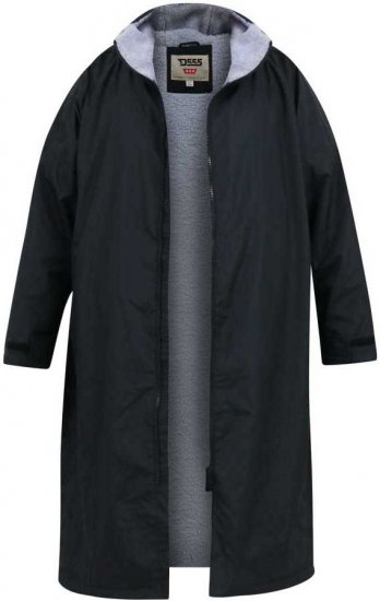 D555 Webber Chaqueta impermeable con forro sherpa negra - Chaquetas - Chaquetas Tallas Grandes 2XL-8XL