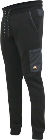 D555 COTGRAVE Couture Elasticated Waistband Jogger With Woven Fabric Trim Black - Pantalones y cortos de chándal - Pantalones y Pantalones cortos de chándal - 2XL-12XL
