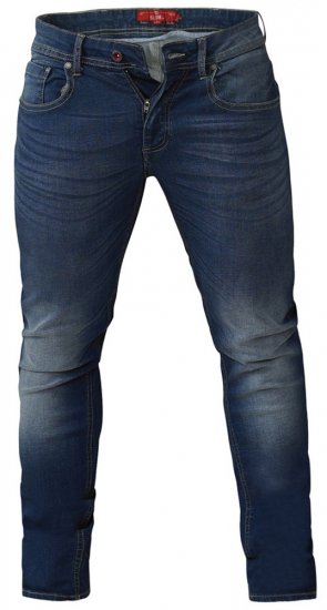 D555 Ambrose Tapered Fit Stretch Jeans Dark Blue TALL SIZES - ROPA DE HOMBRE MT-6XLT - Tamaños de talle alto