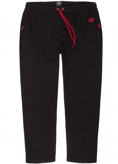 Adamo Matteo Ottoman Sweatpants Black - Pantalones y cortos de chándal - Pantalones y Pantalones cortos de chándal - 2XL-12XL