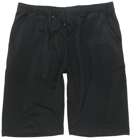 Adamo Athen Sweatshorts Black - Pantalones y cortos de chándal - Pantalones y Pantalones cortos de chándal - 2XL-12XL