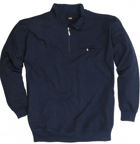 Adamo Athen Sweatshirt Half Zipper Navy - Sudaderas - Sudaderas 2XL-12XL