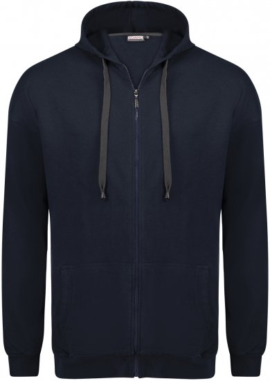 Adamo Athen Hoodie with Zipper Navy - Sudaderas - Sudaderas 2XL-12XL