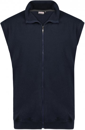Adamo Athen Sweatvest Full Zipper Navy - Sudaderas - Sudaderas 2XL-12XL