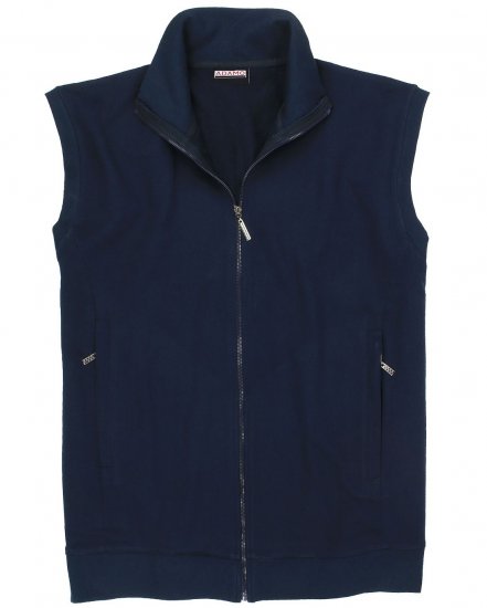 Adamo Athen Sweatvest Full Zipper Navy - Sudaderas - Sudaderas 2XL-12XL