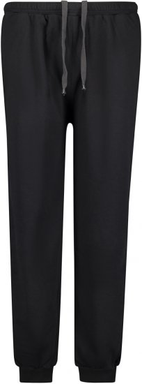 Adamo Athen Sweatpants with Cuffs Black - Pantalones y cortos de chándal - Pantalones y Pantalones cortos de chándal - 2XL-12XL