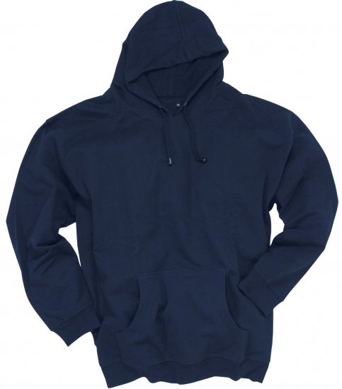 Adamo Athen Hoodie without Zipper Navy - Sudaderas - Sudaderas 2XL-12XL