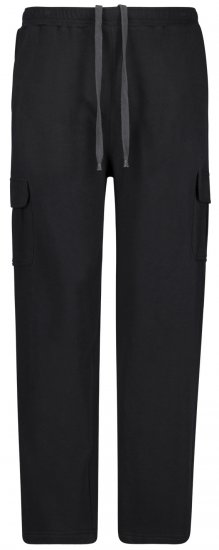 Adamo Athen Sweatpants with Cargo-pocket Black - Pantalones y cortos de chándal - Pantalones y Pantalones cortos de chándal - 2XL-12XL