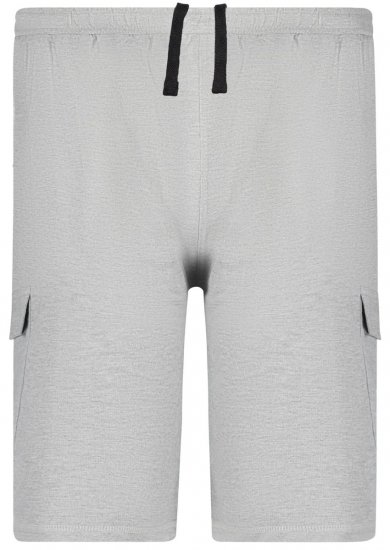 Adamo 159308 Pantalón corto cargo Gris jaspeado - Pantalones y cortos de chándal - Pantalones y Pantalones cortos de chándal - 2XL-12XL