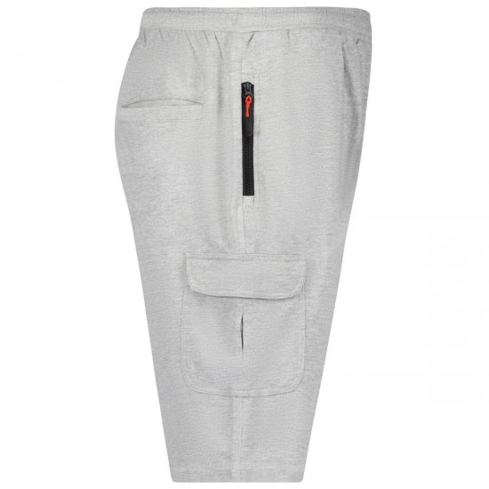 Adamo 159308 Pantalón corto cargo Gris jaspeado - Pantalones y cortos de chándal - Pantalones y Pantalones cortos de chándal - 2XL-12XL