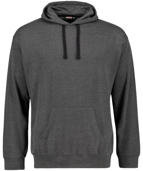 Adamo 159310 Sudadera con capucha Gris oscuro jaspeado - Sudaderas - Sudaderas 2XL-12XL
