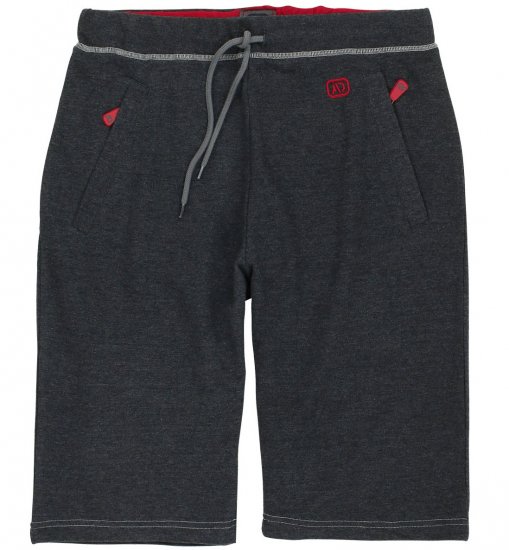 Adamo Moritz Sweatshorts Charcoal - Pantalones y cortos de chándal - Pantalones y Pantalones cortos de chándal - 2XL-12XL