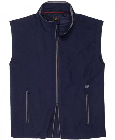 Adamo Orlando Fitness Vest Full Zipper Navy - Ropa deportiva - Ropa Deportiva 2XL-10XL