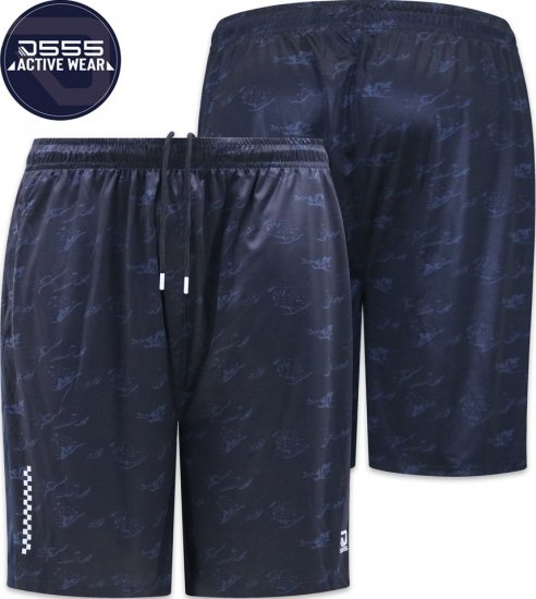 D555 Woking Dry Wear Fully Elasticated Polyester Shorts Navy - Ropa deportiva - Ropa Deportiva 2XL-10XL
