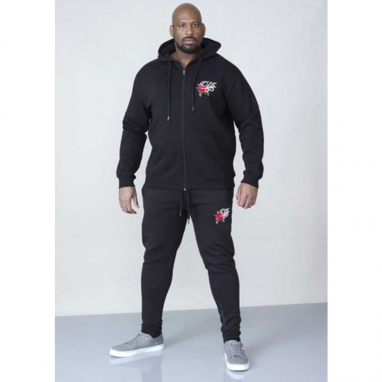 D555 Verlin Couture Full Zip Hoodie Black - Sudaderas - Sudaderas 2XL-12XL