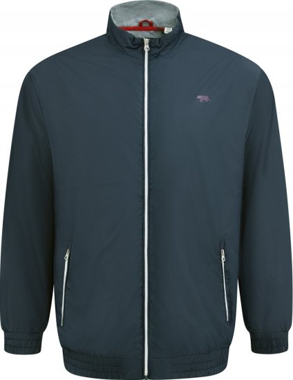 D555 Ealing Lightweight Zip Through Jacket With Zip Pockets Navy - Chaquetas - Chaquetas Tallas Grandes 2XL-8XL