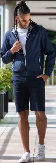 D555 Ealing Lightweight Zip Through Jacket With Zip Pockets Navy - Chaquetas - Chaquetas Tallas Grandes 2XL-8XL