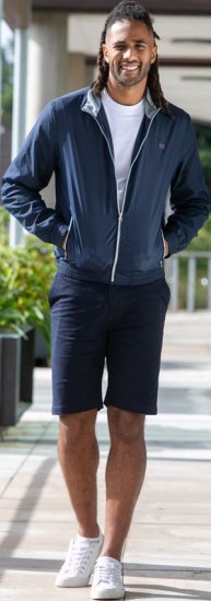 D555 Ealing Lightweight Zip Through Jacket With Zip Pockets Navy - Chaquetas - Chaquetas Tallas Grandes 2XL-8XL