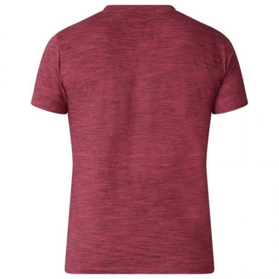 D555 Chalmer Couture Space Dye T-shirt Red - Camisetas - Camisetas - 2XL-14XL