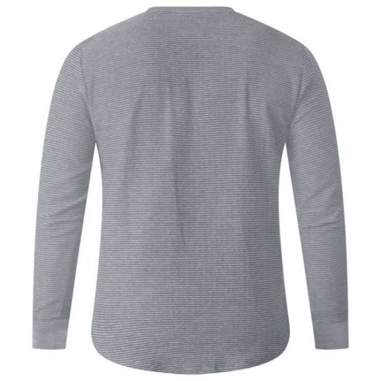 D555 Plato Long Sleeve T-shirt Grey - Camisetas - Camisetas - 2XL-14XL