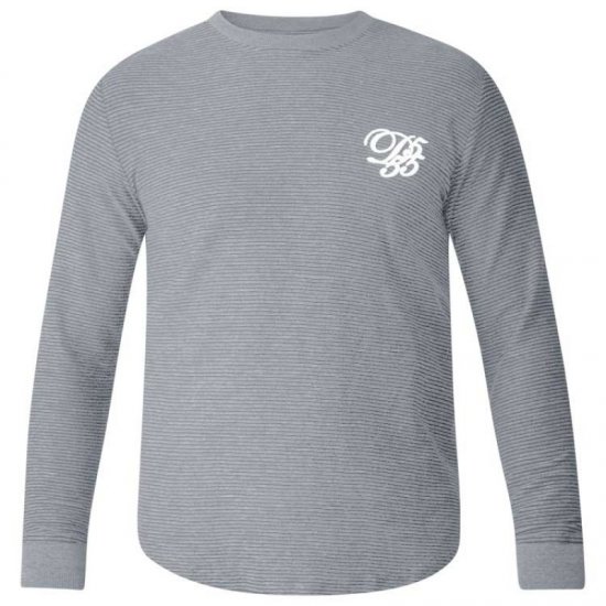 D555 Plato Long Sleeve T-shirt Grey - Camisetas - Camisetas - 2XL-14XL