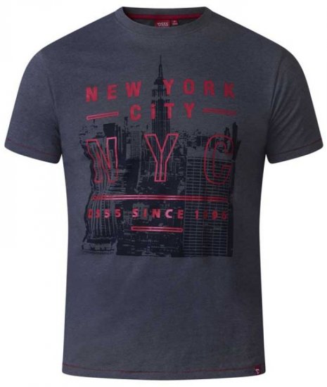 D555 Alex T-shirt Charcoal - Camisetas - Camisetas - 2XL-14XL
