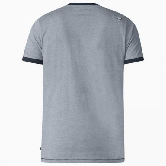 D555 Howie Fine Stripe T-shirt Grey - Camisetas - Camisetas - 2XL-14XL
