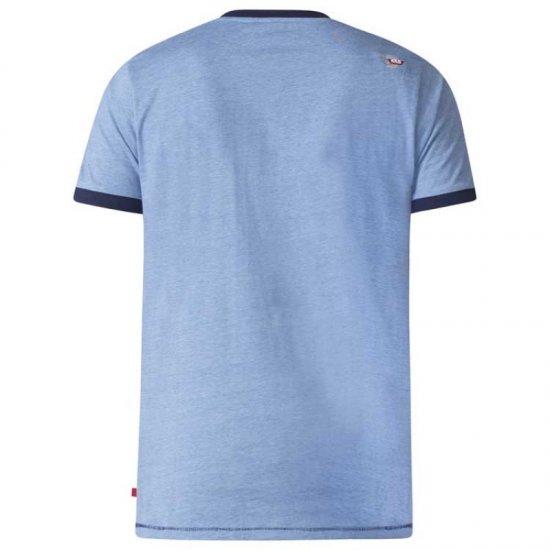 D555 Howie Fine Stripe T-shirt Blue - Camisetas - Camisetas - 2XL-14XL