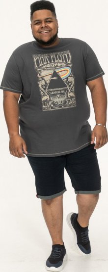 D555 HANLEY Official Pink Floyd Crew Neck T-Shirt Dark Grey TALL SIZES - ROPA DE HOMBRE MT-6XLT - Tamaños de talle alto