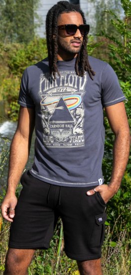D555 HANLEY Official Pink Floyd Crew Neck T-Shirt Dark Grey TALL SIZES - ROPA DE HOMBRE MT-6XLT - Tamaños de talle alto