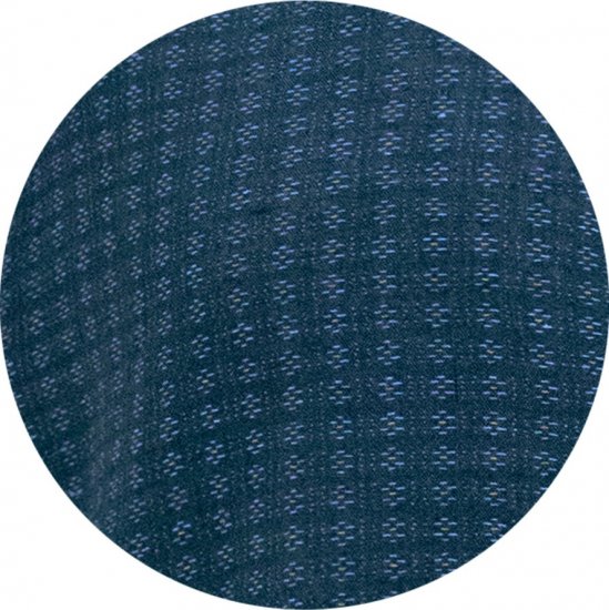 D555 Pontefract Jacquard Linen Mix Short Sleeve Shirt With Button Down Navy - Camisas - Camisas 2XL-10XL