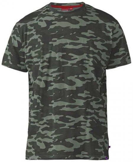 D555 Gaston T-shirt Camo Jungle - Camisetas - Camisetas - 2XL-14XL