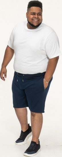 D555 Spalding Elasticated Waist Interlock Shorts Navy - Pantalones y cortos de chándal - Pantalones y Pantalones cortos de chándal - 2XL-12XL