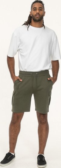 D555 Wigan 1 Elasticated Waist Fleece Cargo Shorts Khaki - Pantalones y cortos de chándal - Pantalones y Pantalones cortos de chándal - 2XL-12XL