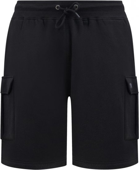 D555 Wigan 2 Elasticated Waist Fleece Cargo Shorts Black - Pantalones y cortos de chándal - Pantalones y Pantalones cortos de chándal - 2XL-12XL