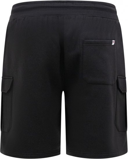 D555 Wigan 2 Elasticated Waist Fleece Cargo Shorts Black - Pantalones y cortos de chándal - Pantalones y Pantalones cortos de chándal - 2XL-12XL