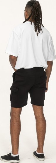 D555 Wigan 2 Elasticated Waist Fleece Cargo Shorts Black - Pantalones y cortos de chándal - Pantalones y Pantalones cortos de chándal - 2XL-12XL