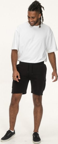 D555 Wigan 2 Elasticated Waist Fleece Cargo Shorts Black - Pantalones y cortos de chándal - Pantalones y Pantalones cortos de chándal - 2XL-12XL