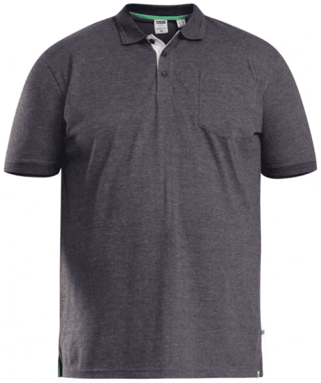 D555 Grant Polo Shirt Charcoal - Polos - Polos 2XL-8XL