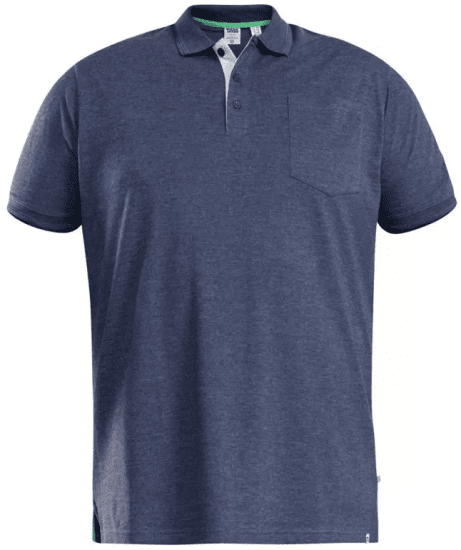 D555 Grant Polo Shirt Denim Blue - Polos - Polos 2XL-8XL